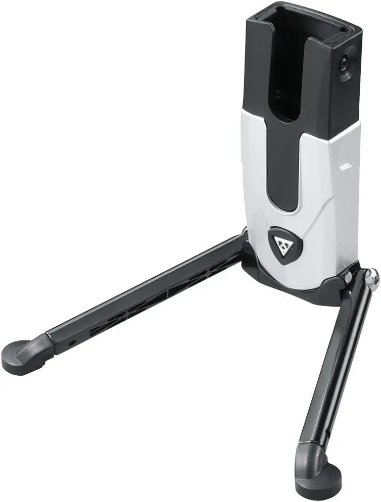 

Fat Bike Stand, Silver, Black, 15.7 x 9.6 x 3 cm / 6.2\u201D x 3.8\u201D x 1.2\u201D (Folded) 19.8 x 16.6 x 13.6 cm / 7.8\u201D