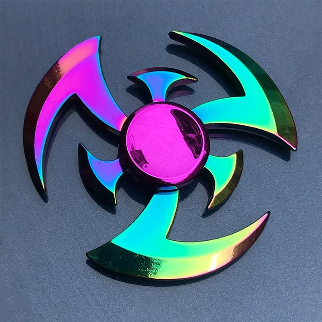 Alloy Rainbow Fidget Spinner Antistress Colorful R118 Bearing Hand Spinner ADHD Finger Spinner Stress Relief Toys For Aldult Kid 2