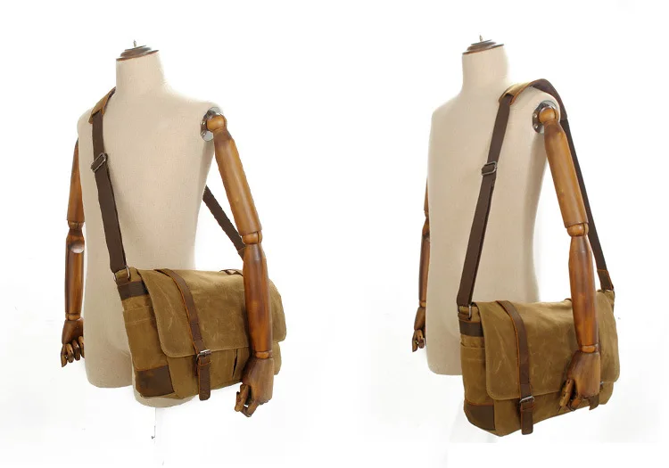 Canvas Laptop Messenger Bag Shoulder Handbag