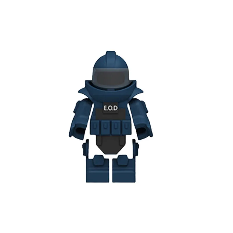 WW2 Military Building Block Set: Soldier Figures with Mini Camouflage and EOD Gear