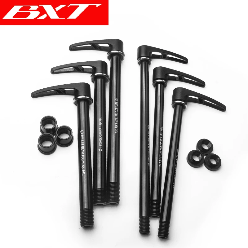 Bicycle alloy Thru axle Skewer 142*12mm Quick Release Bucket Shaft lever for MTB Mountain Bike Aluminum skewers for frame