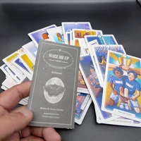 The 12CMX7CM  wake me up Tarot Cards for Beginners with Guide Book Board Game  Runes Divination Witchcraft  English Deck 2