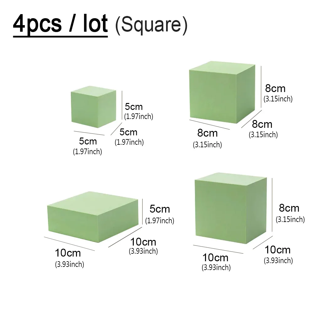 4 pcs Green set S