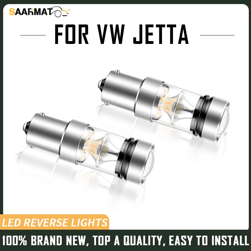 

2PCS 12V LED Reverse Light Blub Lamp 1156 P21W BA15S Canbus White For VW Jetta 1993 1994 1995 1996 1997 1998 1999 2000 2001-2012