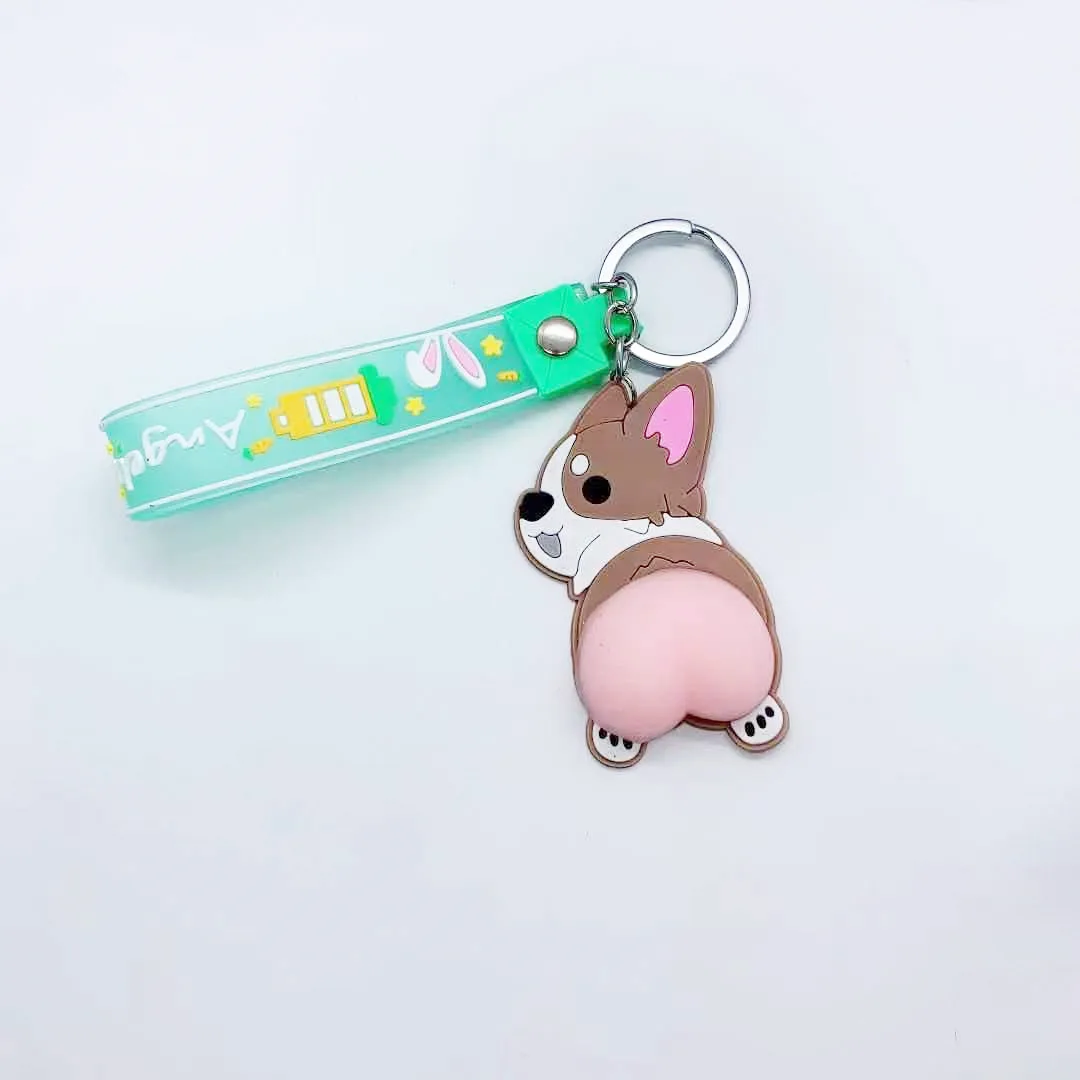 Cute Cartoon Doll Keychain - Adorable Bag Charm And Car Key Ring Accessory  - Temu Austria