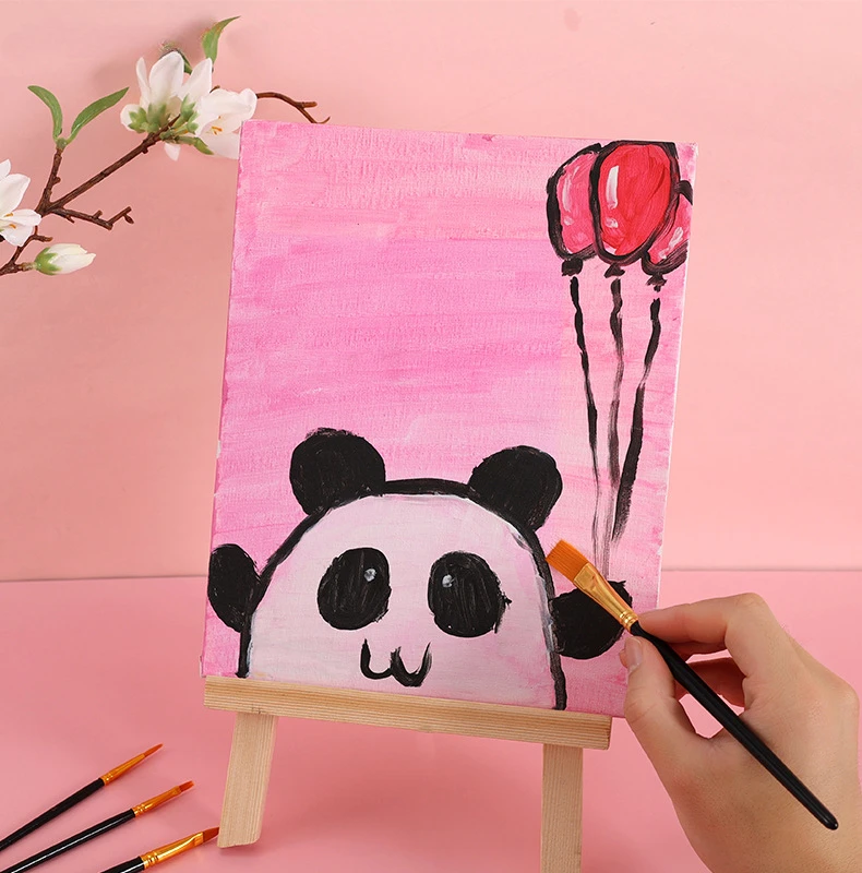 10 Cotton White Canvas Board Printing Canvas Children Diy Handmade Acrylic Blank Oil Painting Board Student Art Supplies