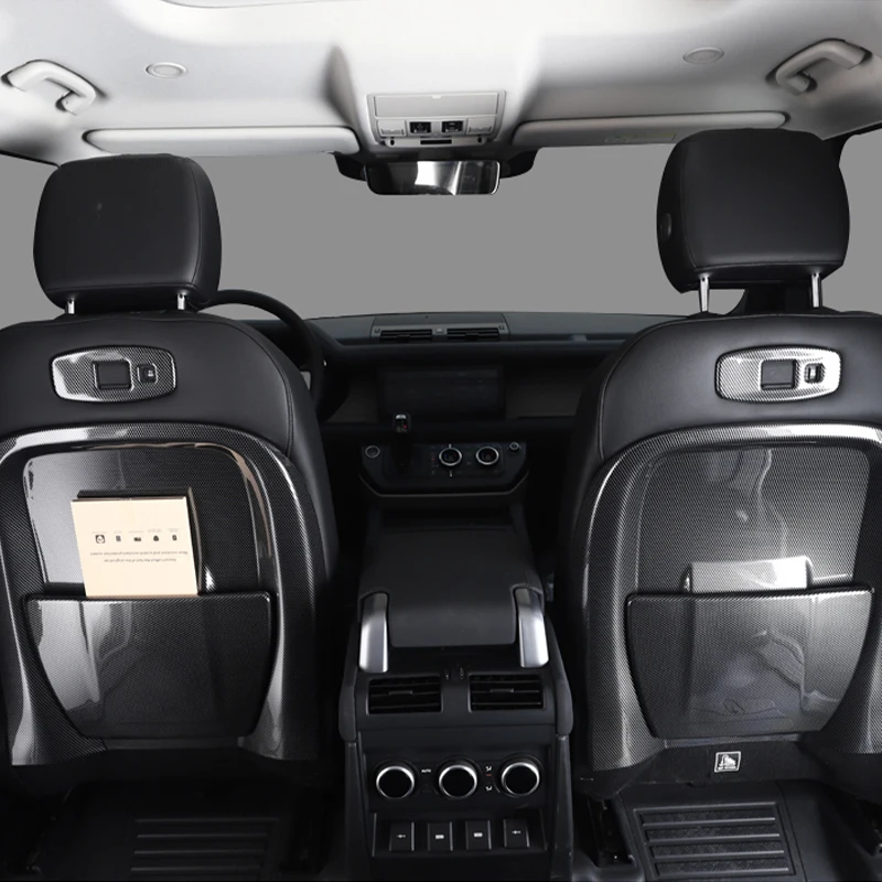 Suitable for Land Rover Defender seat kick plates, rear seat kick pads, scratch resistant interior modifications 20-25