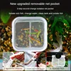 Aquarium Fish Tank Net with Suction Cup Extendable Handle Landing Net Isolation Net for Fish Tank Cleaning Tool Accessories 3