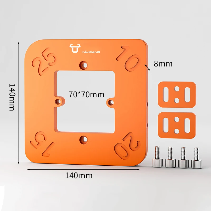 Radius Jig Router Templates - 8 Size Corner Routing Guides For Woodworking Projects (R5 To R40)
