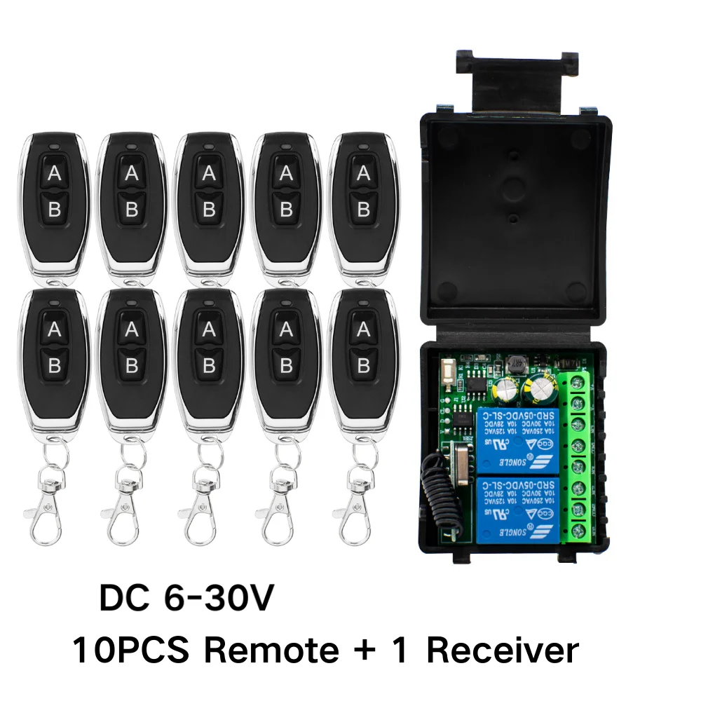 1 Receiver 10 Remote