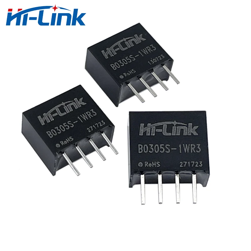 

Free Shipping 50pcs Hi-Link New B0305S-1WR3 88% Efficiency 1W 3.3V to 5V 200mA Single Output DC DC Power Supply Module SmartHome