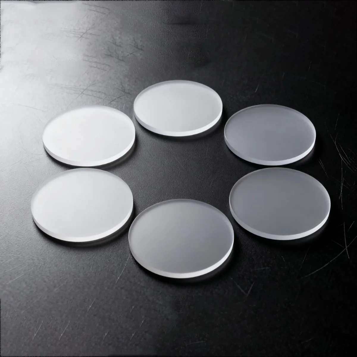 1개 100x100-600x600mm 반투명 아크릴 시트 반투명 칸막이 보드 맞춤 절단-양면 반투명