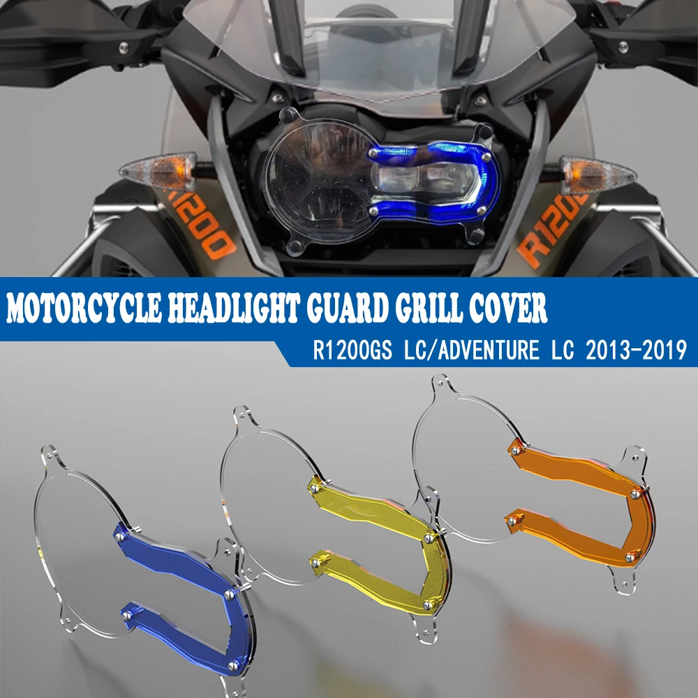 

R1200 GS GSA Motorcycle Headlight Protector Grill Guard FOR BMW R1200GS Adventure LC 2014 2015 2016 2017 2018 2019 R 1200 GS ADV