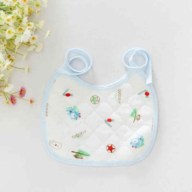 

New Pattern Pure Cotton Printed Baby Independent Packaging Saliva Towel Leak-proof Anti-fouling Bib Bib Baby Feeding Towel