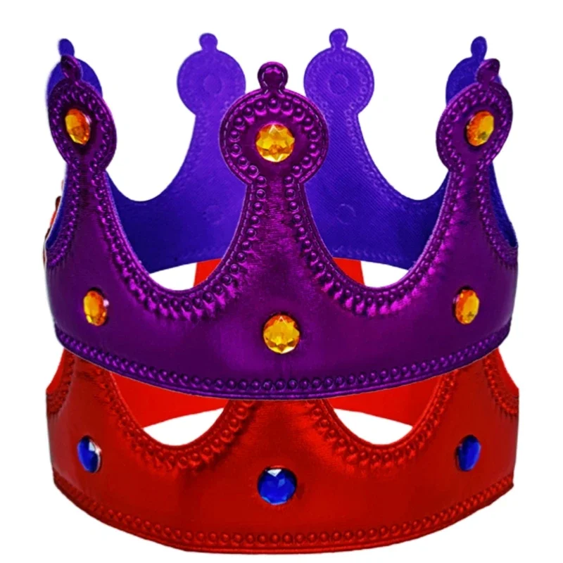 HOT SALE Eye-catching Party Crown Hats Birthday Head-Wear Toy for Kids DIY Crafts Cute Design Crowns Multicolor Cosplay Party