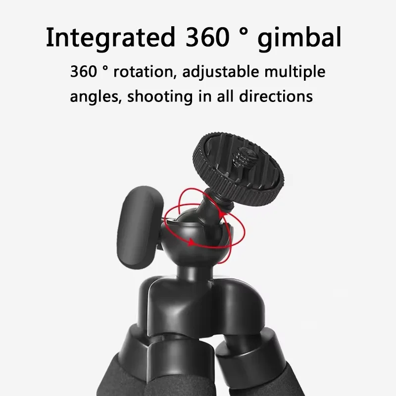 Sponge Octopus Tripod Universal Lazy Mobile Phone Holder Portable Camera Tripod plus Mobile Phone Clip