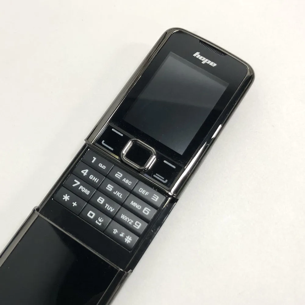 New Classic 8800 Slider Phone 2.4inches Screen 2G GSM Dual SIM Dual Standby Bluetooth Mobile Phone 240x320 Multi-language 6