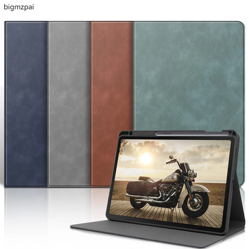 2022 Cover Tab S6 Lite P613 P619 For Samsung Galaxy Tab S6 Lite 10.4 2020 Case P610 P615 Tablet Leather with pencil holder Case