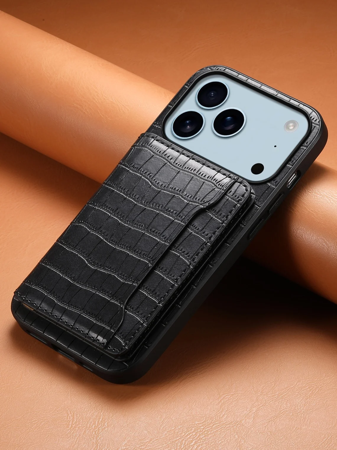 Versatile Leather Case: Wallet, Stand & Protector