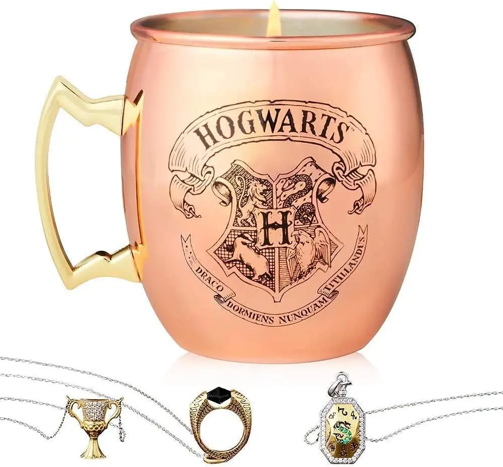 

Aroma Butterbeer Mug Scented Candle with Surprise Necklace Inside, Jewelry Candle for Women, Home Décor Kitchenwares | Accesso