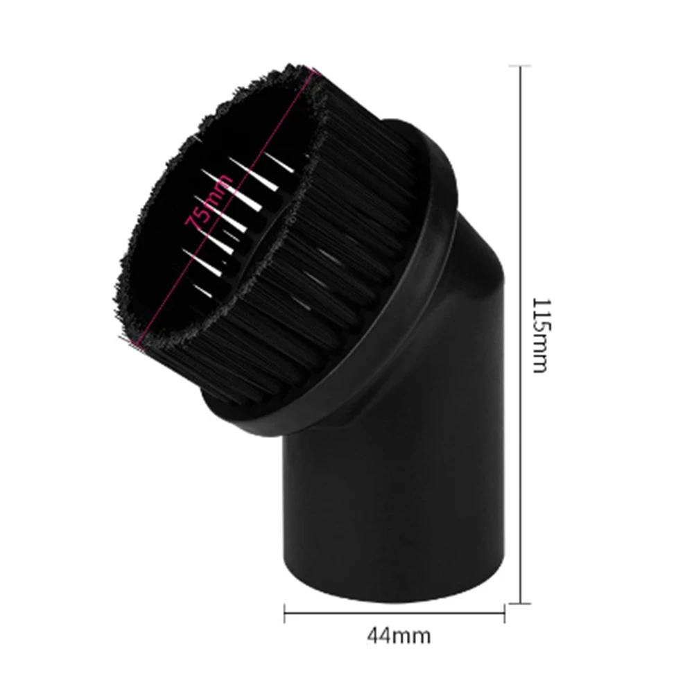 

1pc Universal Plastic Vacuum Cleaner Parts Flat Head Suction Brush Head PP Round Brush Inner Diameter 44mm Cleaning Accessories