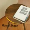 Small End Table for Living Room, Modern Wood Accent Table Coffee Side Table with Wood Legs for Small Space, Easy Assembly 4