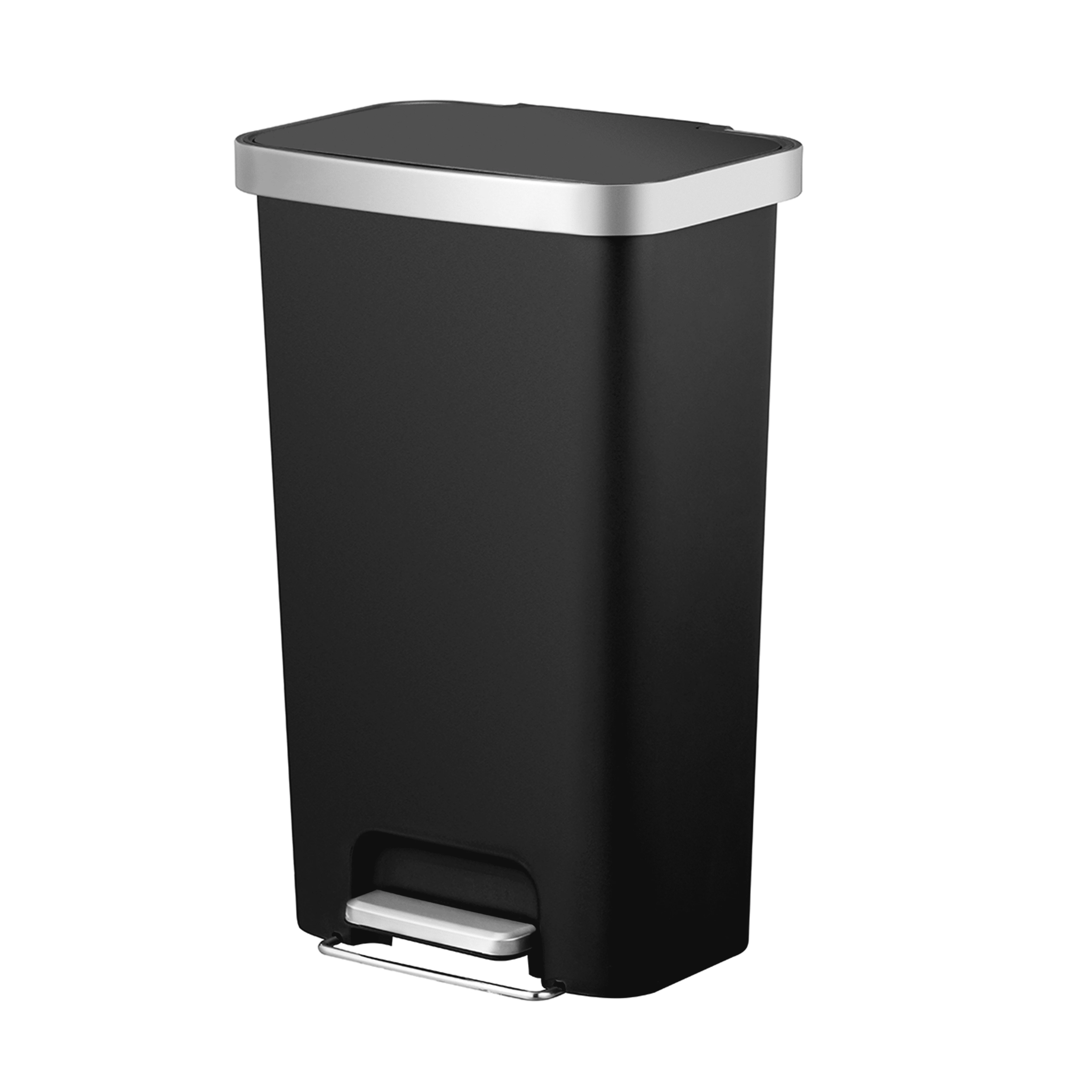 

Better Homes & Gardens 11.9-Gallon Plastic Garbage Can, Black