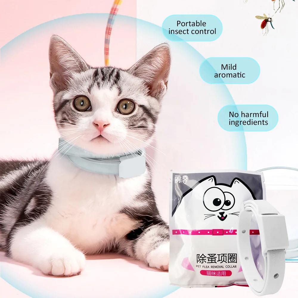 Title 5, Pet Dog Cat Collar Anti Flea Mite Lice Insectic...