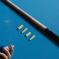2 Sets Pool Cue Extension Rod Joint Screws Heavy Duty Copper Screws Billiard Cue Connecting Screws 2