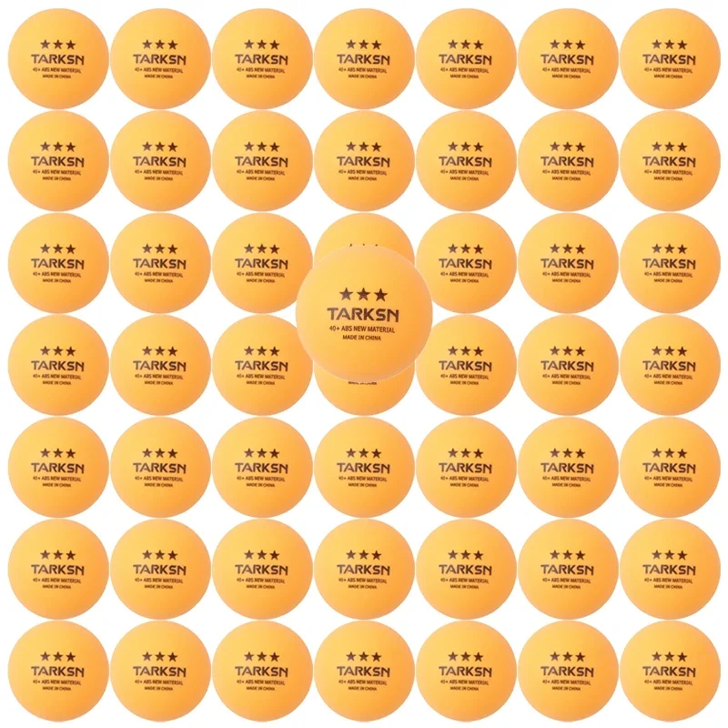 50pcs/Pack New Material Table Tennis Balls White Yellow Mixed Colors 3 Star 40+ Durable High Elasticity Ping Pong Balls