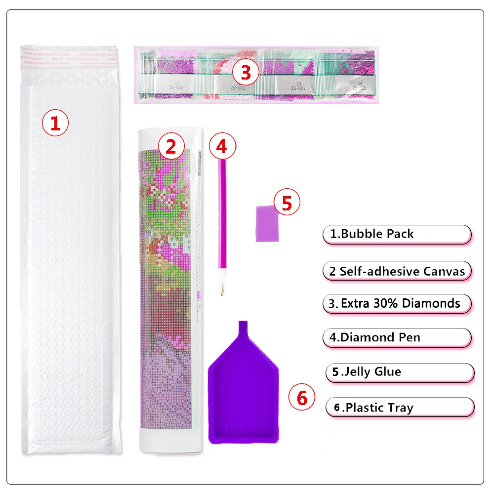 5d Diy Diamond Painting HUACAN Garden Nature Landscape 20x30cm Embroidery Cherry Blossom 30x40cm Home Decor Rhinestones Gift