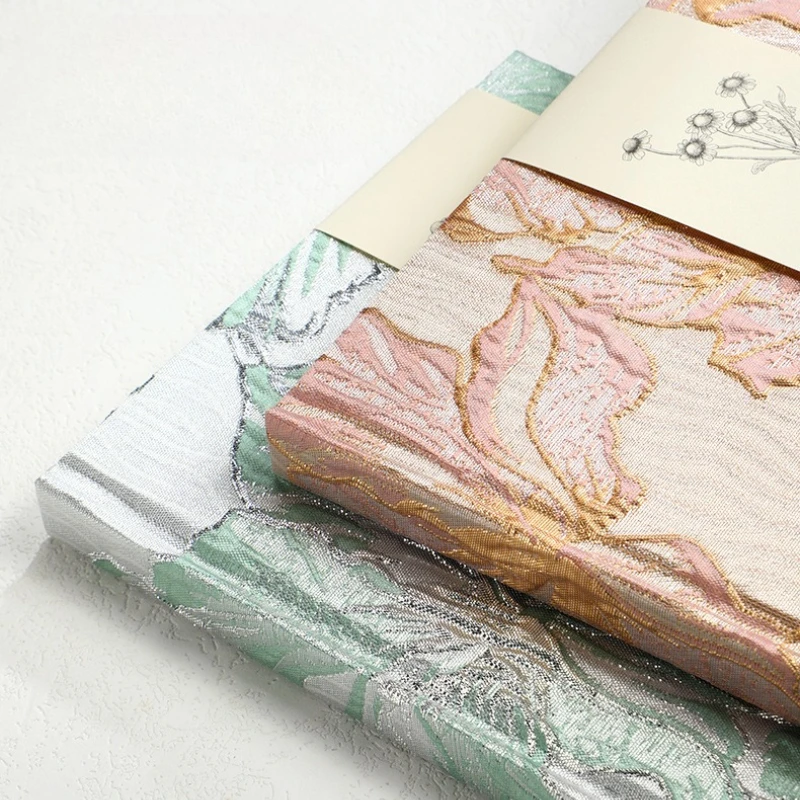 A5 Embossed Lily Gold Hardcover Notebook for Writing and Sketching