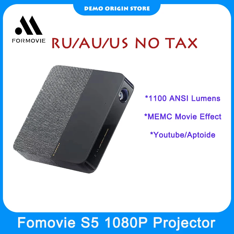 Formovie S5 1080P Laser Projector Fengmi 1100Ansi Lumens Home Theater System Portable Mini ALPD MEMC Proyector 1