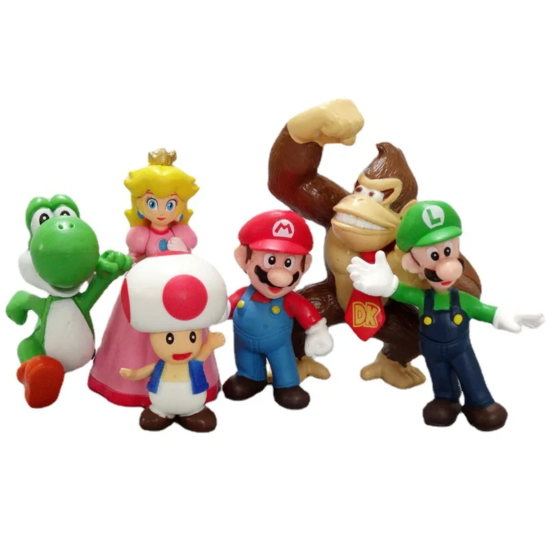 Super Mario Action Figure Set 6