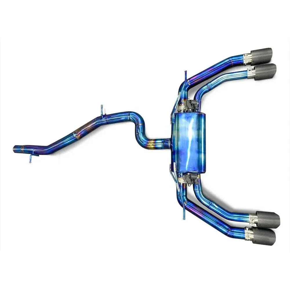 High Performance Titanium Alloy Valve Exhaust Muffler Applicable to Audi S3 2.0T 2015-2023 Exhaust Auto Parts Exhaust System