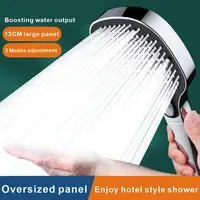 4 Modes Big Shower Head High Pressure Showerhead Portable Filter Rainfall Faucet Tap Bathroom Bath Home Innovative Accessories 1
