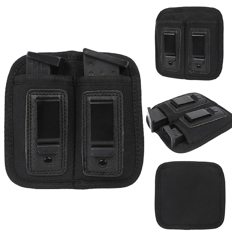 

Outdoor Military Tactical Magazine Quick Pull Invisible Double Magazine Set Military Hunting Accessories Pistol Magazine Bag