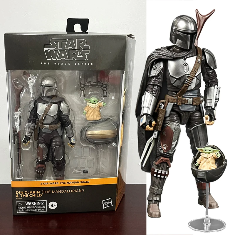 Black Series Star Wars Figure Din Djarin The Child Baby Yoda and The
