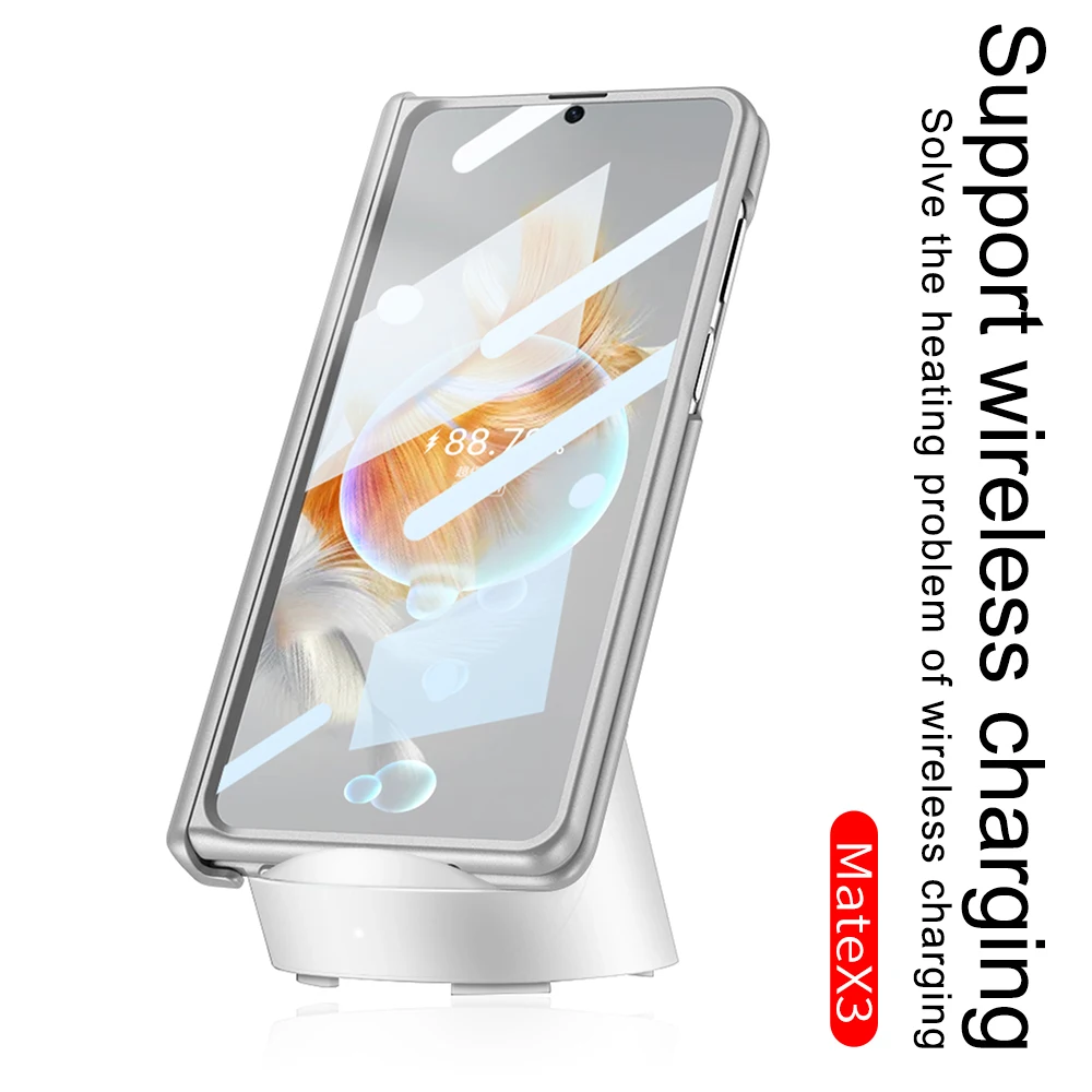 GKK Original Case For Huawei Mate X3 Case Magnetic Hinge Tempered Glass Film Protection Stand Hard PC Cover For Huawei Mate X3