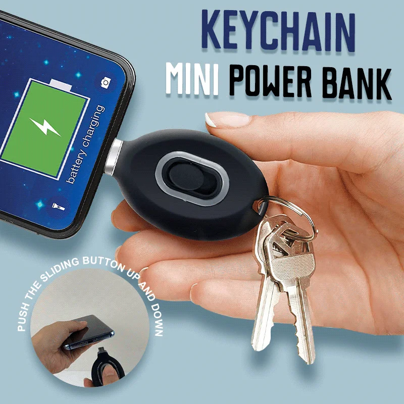 Mini Power Bank Keychain