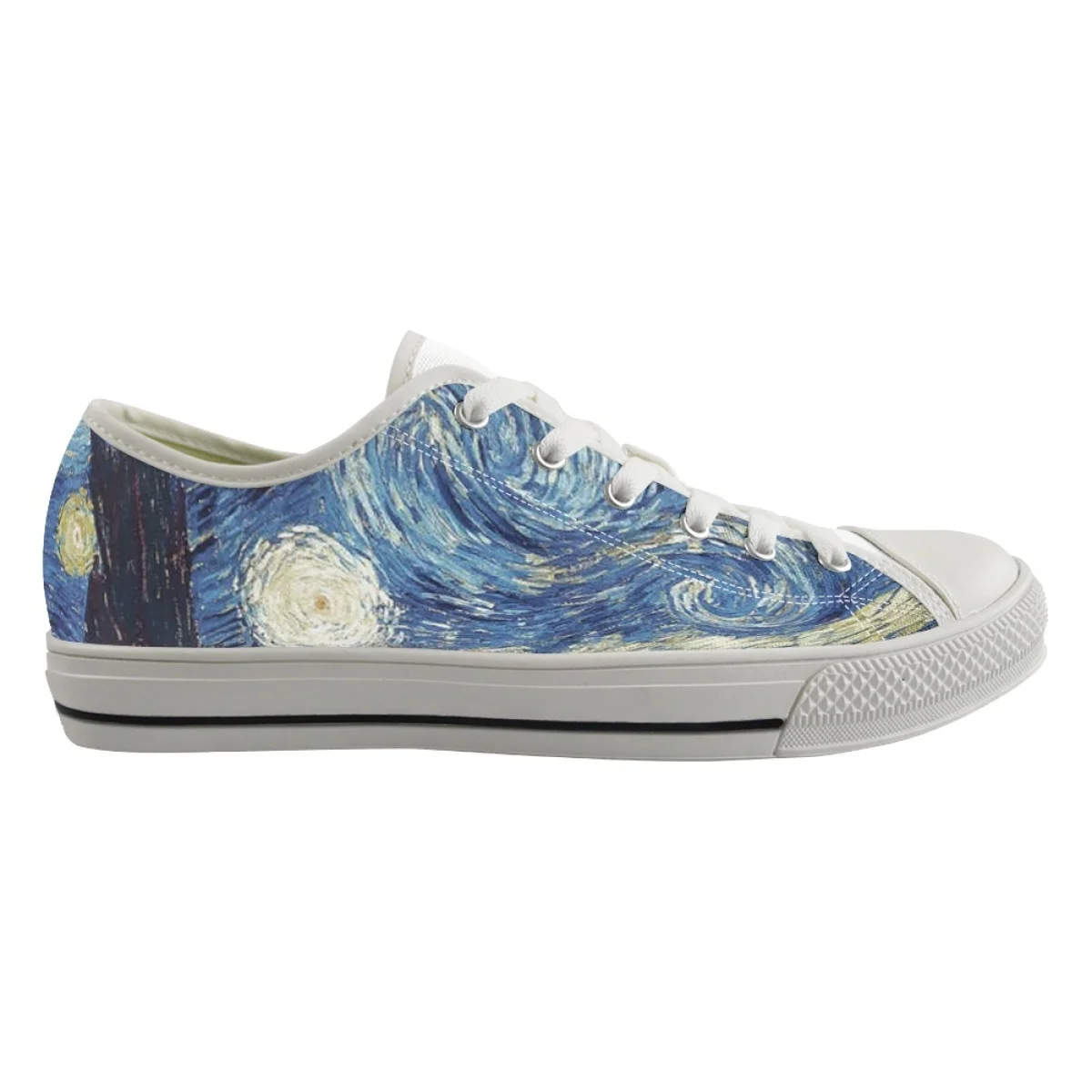 Sneakers Women Van Gogh | Canvas Shoes Print Low | Canvas