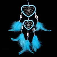 7 Types Feathers Dream Catcher Wall Hanging Home Car Decor Ornament Crafts 2