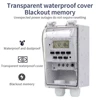 220V AC 30A Time Recycle Per Day ON OFF Digital Timer Switch Programmable Timer Controllor with IP65 Waterproof Box 5