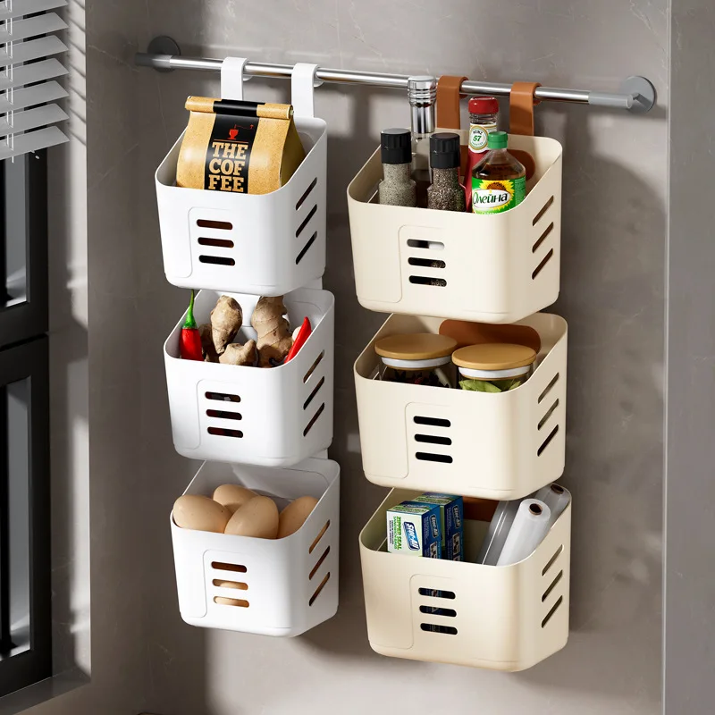 Hanging Storage Basket Bathroom Hanging Basket Toilet Plastic Storage  Basket Wall Hanging Storage Basket Plastic Storage