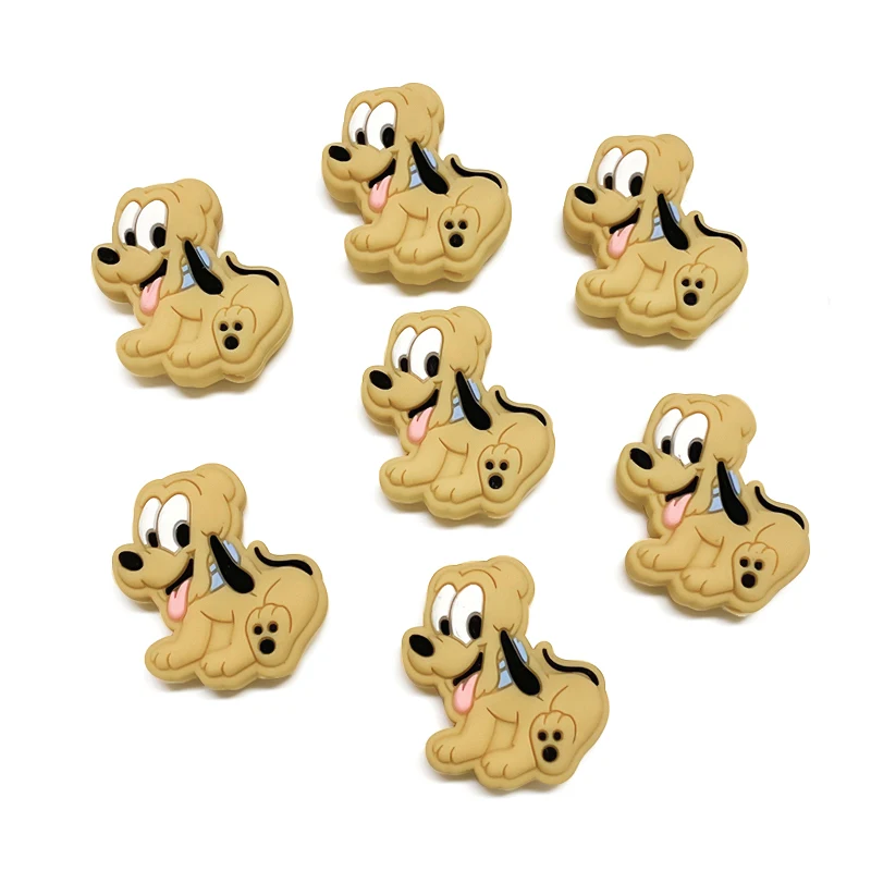 5/10pcs Silicone Disney Brutto Silicone Pacifier clip Molar Bead DIY Pacifier Chain Jewelry Accessories