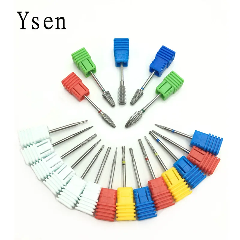 67 Type Ceramic and Tungsten Nail Drill Bit for Electric Manicure Machine Size Is 2.35mm Nail Tools nail drill bit nail drill bits