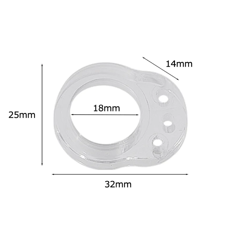 8/1pcs Transparent Door Stop PVC Door Handle Bumper Anti-Collision Wall Furniture Protected Pads er for Home Kitchen Bedroom door stopper door stopper bumpers