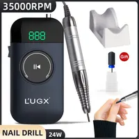 Professional Nail Sander Nail Drill Machine With LCD Display Portable Rechargeable Manicure Drill Pen Tools For Gel Removing 1