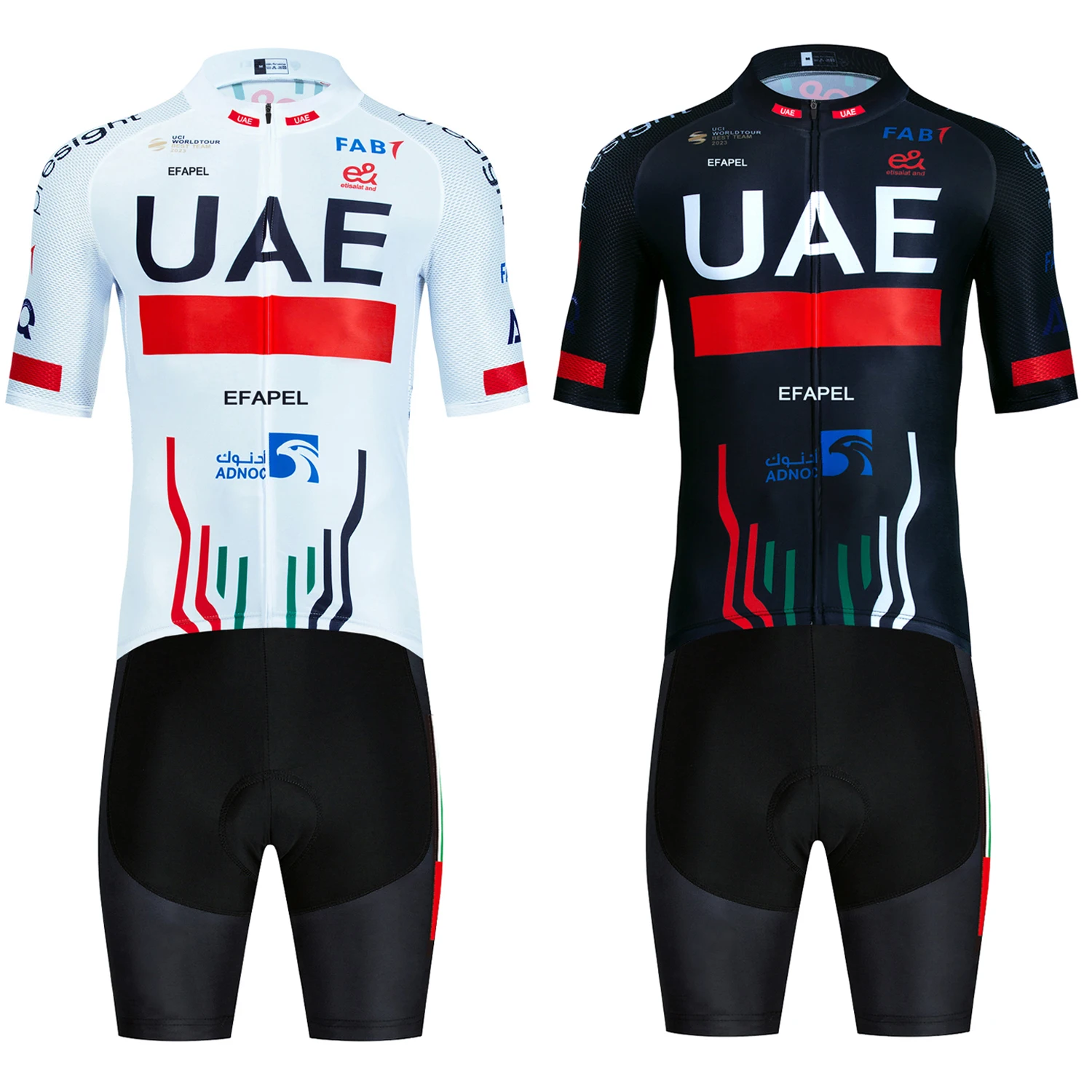 NEW Summer Cycling Set UAE  Bike Jersey Bibs Shorts Men Women Quick Dry Ropa Ciclismo Riding Bicycle Maillot Clothing