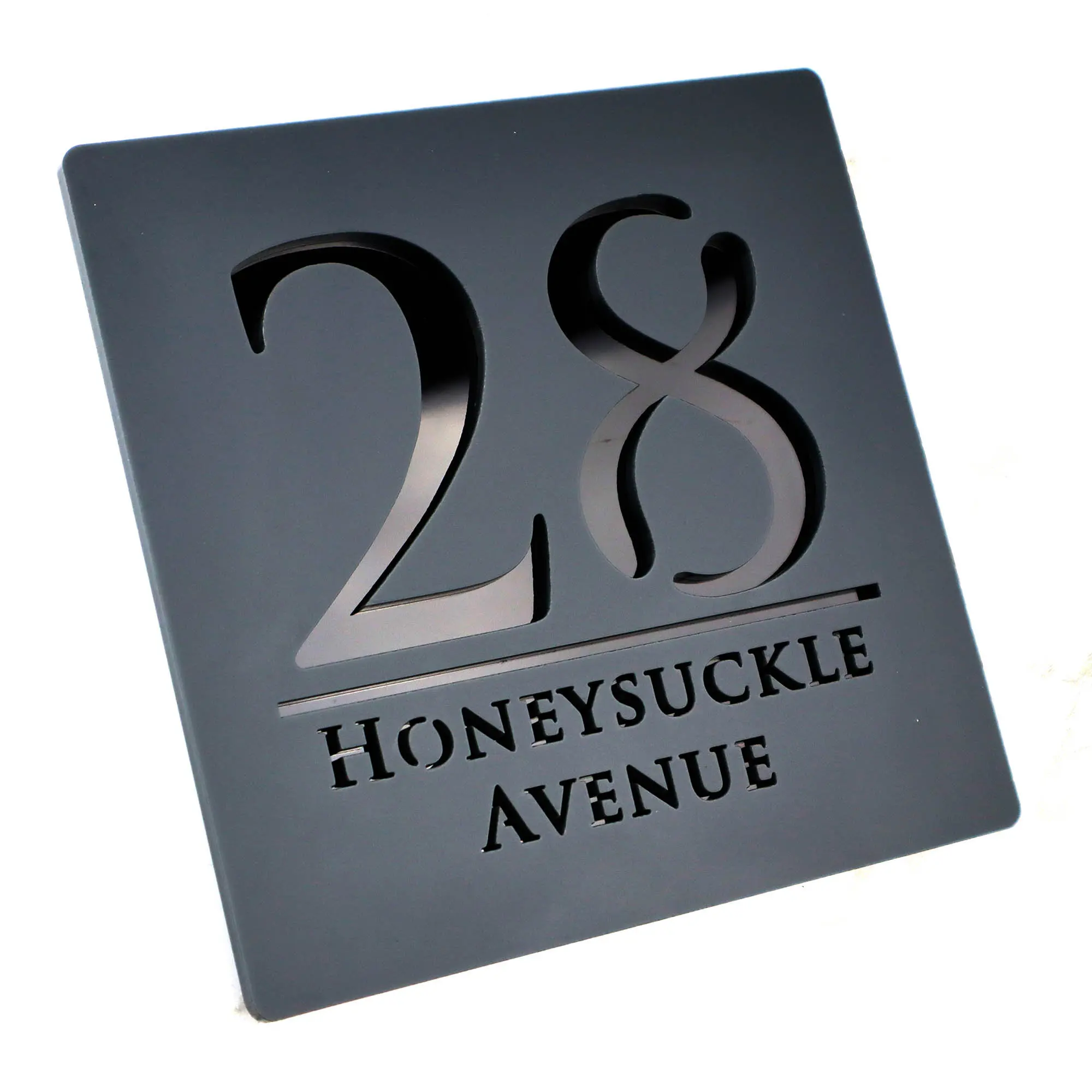 3D personalizado Acrílico Outdoor House Number, DIY